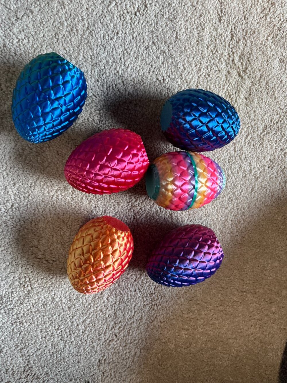 3D Printed Dragon Egg Fidget Toys (Set of Set 6)
